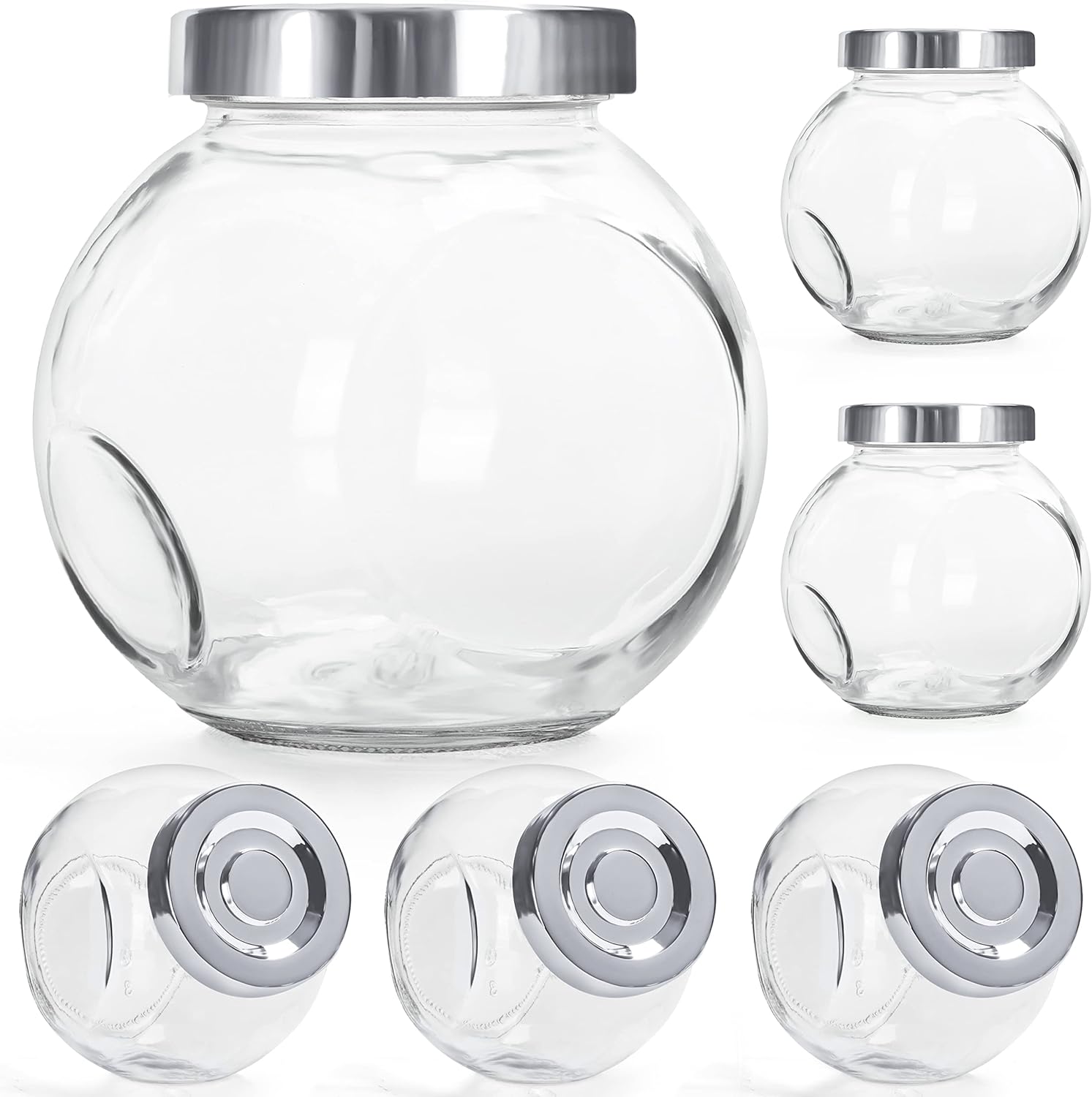 Tarros de Cristal con Tapa 480ml Tarros de Cristal con Tapa 480ml